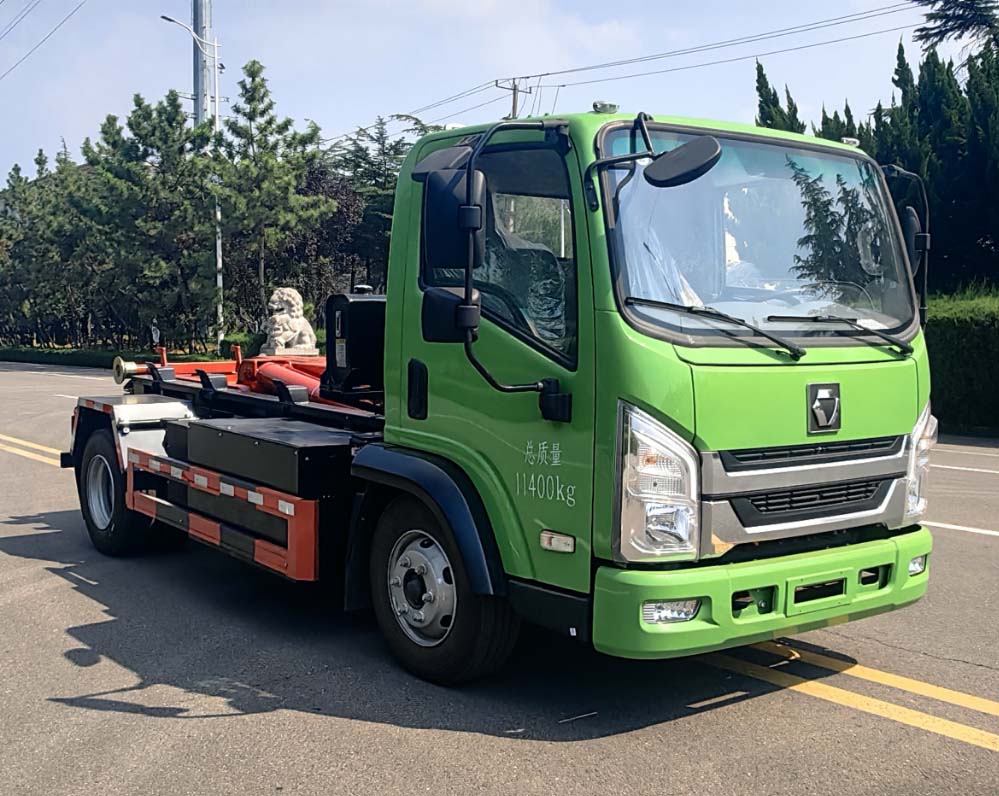 炫沃牌ZGL5110ZXXBEV纯电动车厢可卸式垃圾车