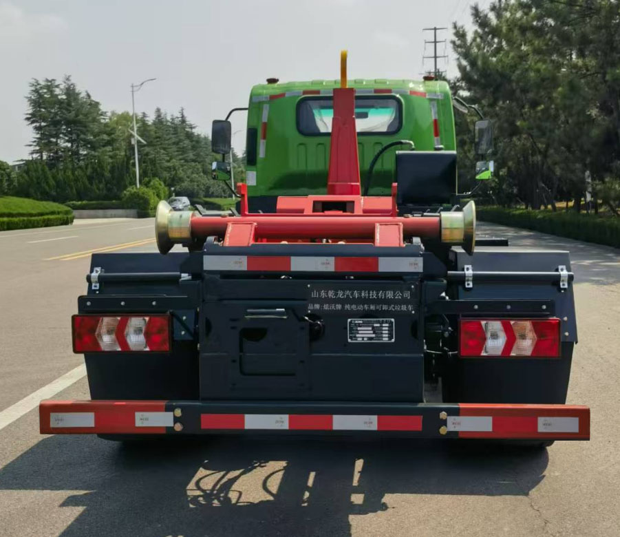 炫沃牌ZGL5110ZXXBEV純電動車廂可卸式垃圾車公告圖片