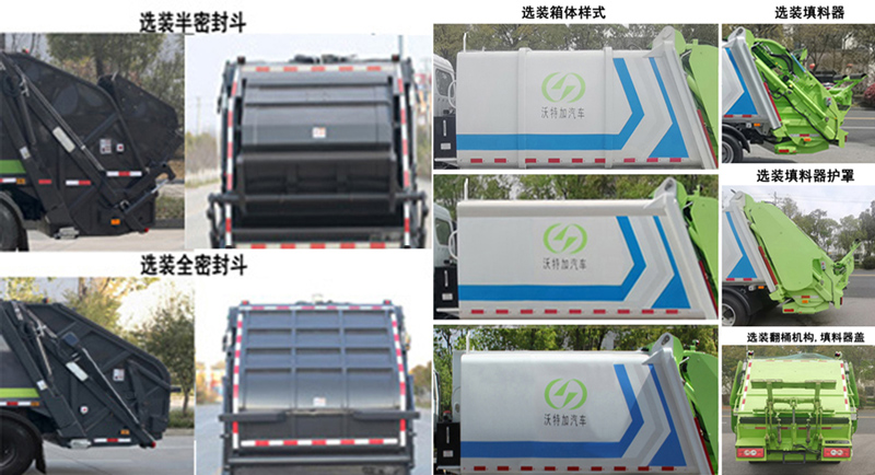 耶律洁牌SWT5121ZYSBJ6压缩式垃圾车公告图片