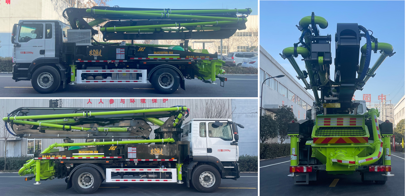 農建機械牌XNJ5220THB混凝土泵車公告圖片