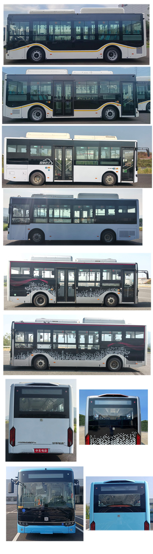 纯电动低地板城市客车图片