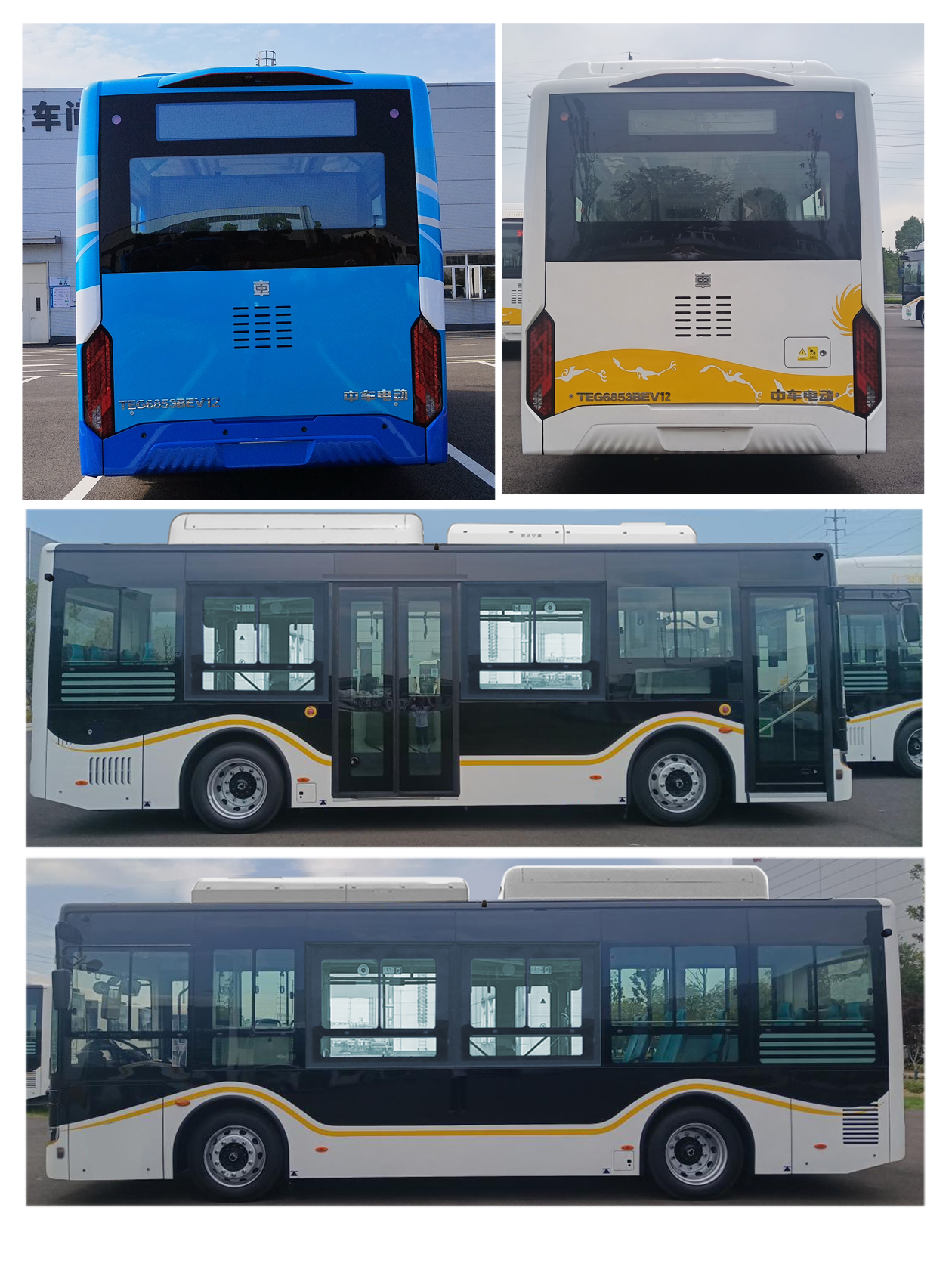 纯电动低地板城市客车图片