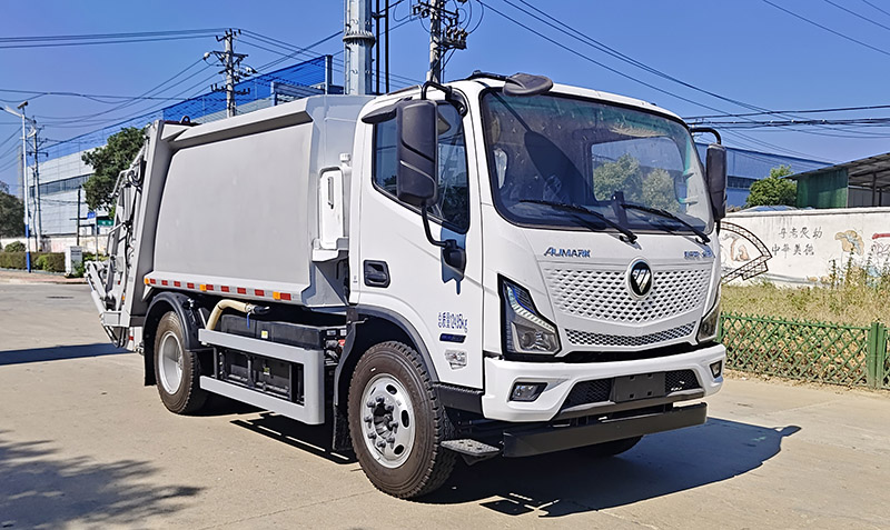 耶律潔牌SWT5121ZYSBEV純電動壓縮式垃圾車公告圖片