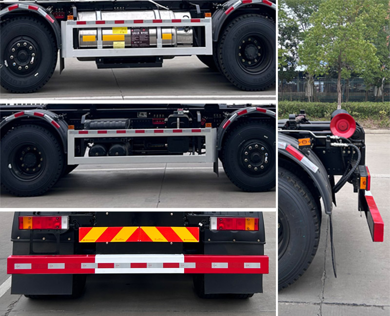 玉柴專(zhuān)汽牌NZ5315ZXX車(chē)廂可卸式垃圾車(chē)公告圖片
