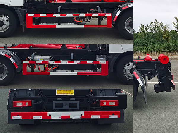 富巖汽車牌HWL5040ZXXBEV純電動車廂可卸式垃圾車公告圖片