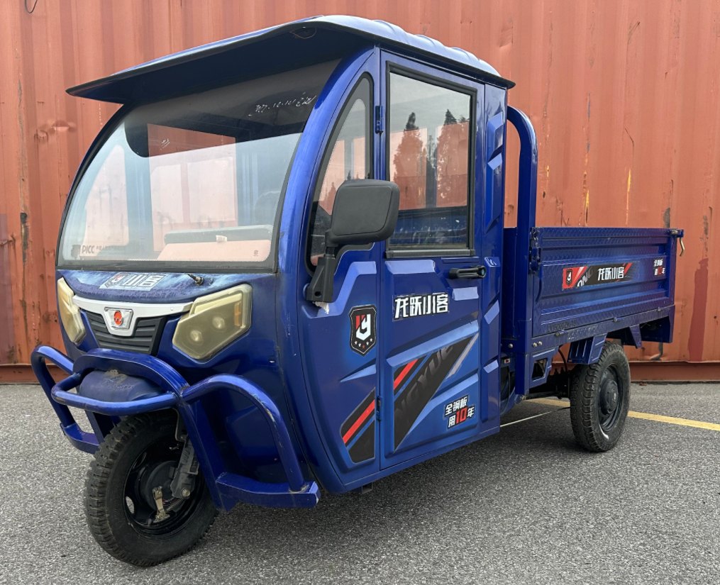 龙跃小客牌LY1500DZH-19电动正三轮摩托车图片