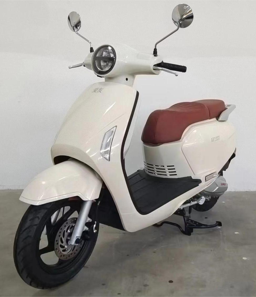 AY125T 爱友牌124CC汽油前盘式后鼓式两轮摩托车图片