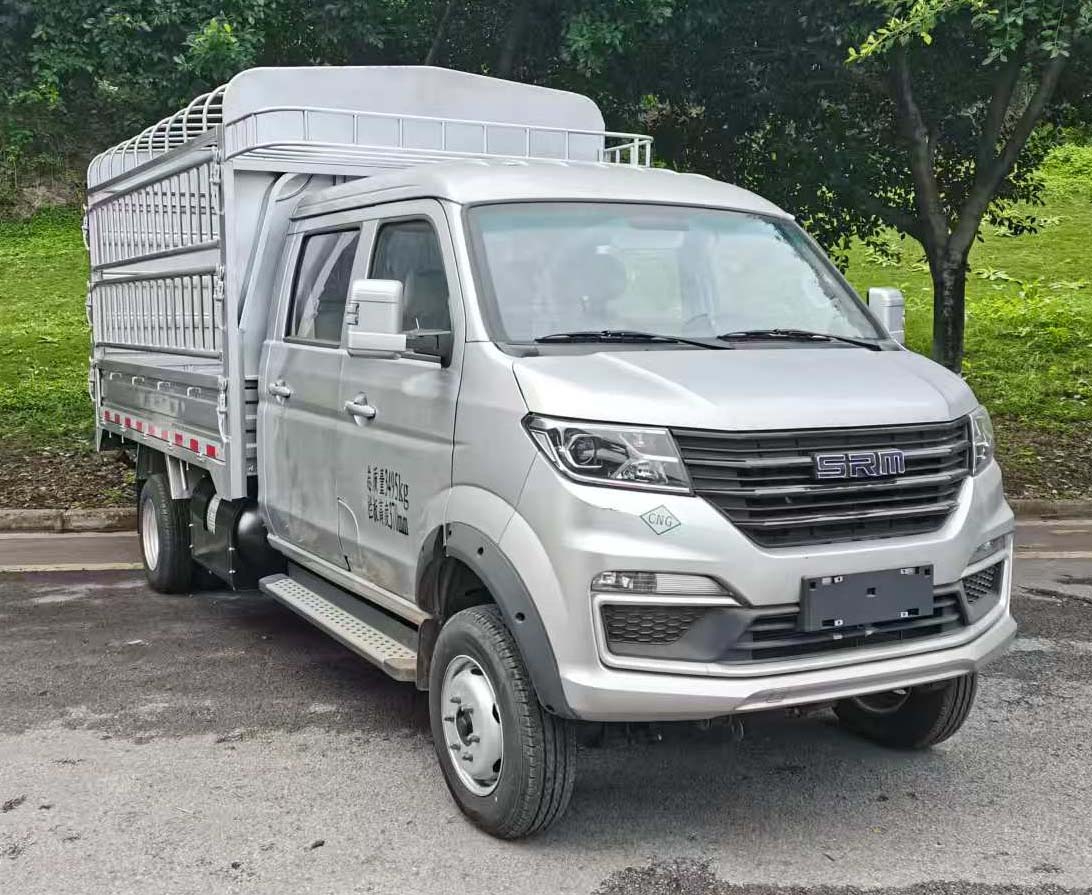 鑫源牌JKC5034CCYS6X3CNG仓栅式运输车