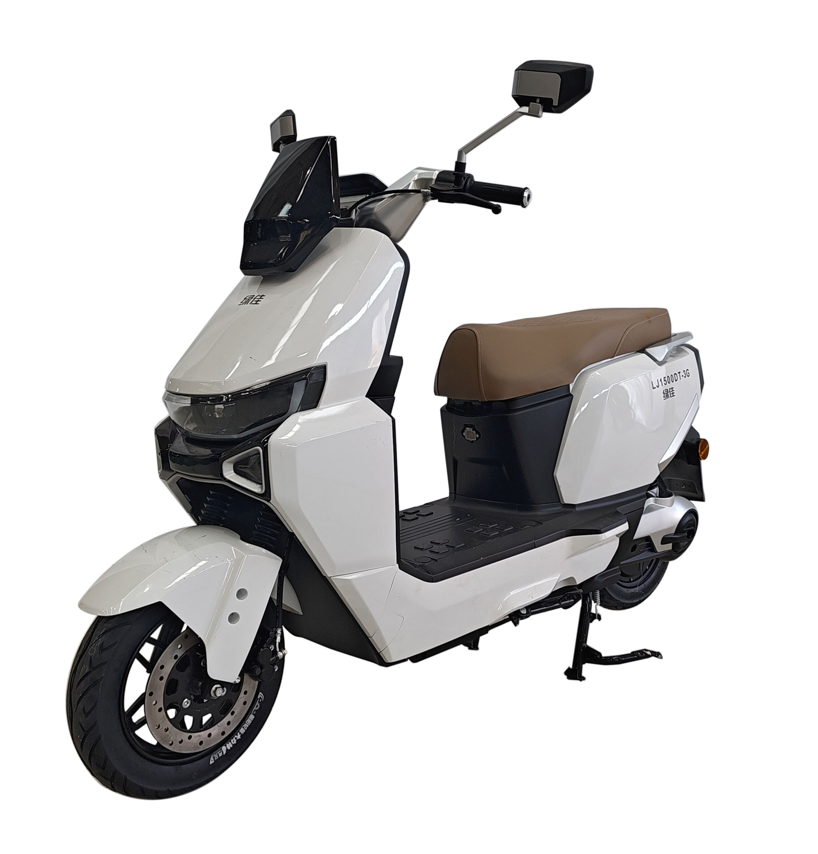 LJ1500DT-3G 绿佳牌纯电动前盘式后盘式/鼓式电动两轮摩托车图片