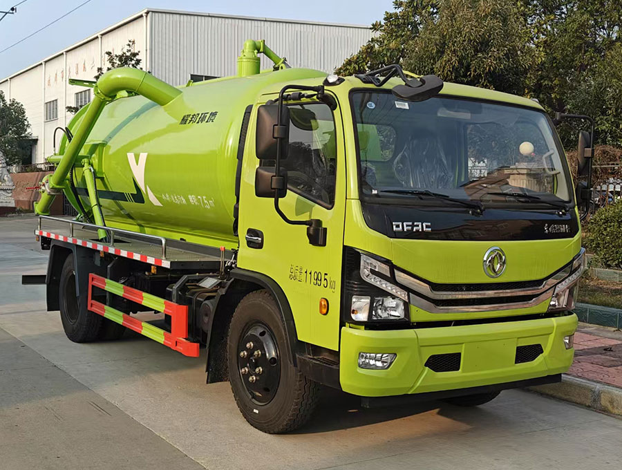 玉骁珑牌YBH5120GXWE6吸污车