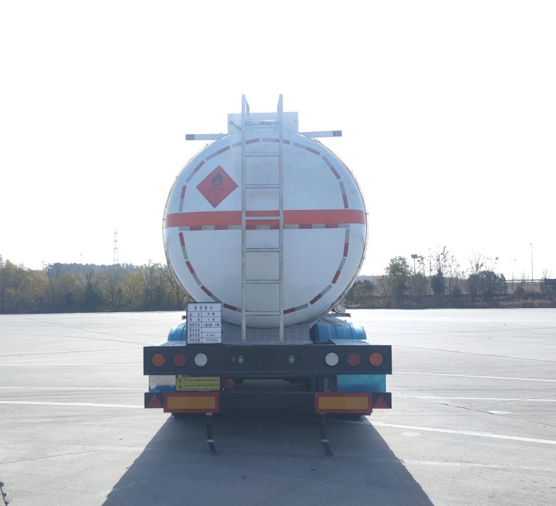 华元诚德牌HCD9400GRY易燃液体罐式运输半挂车公告图片