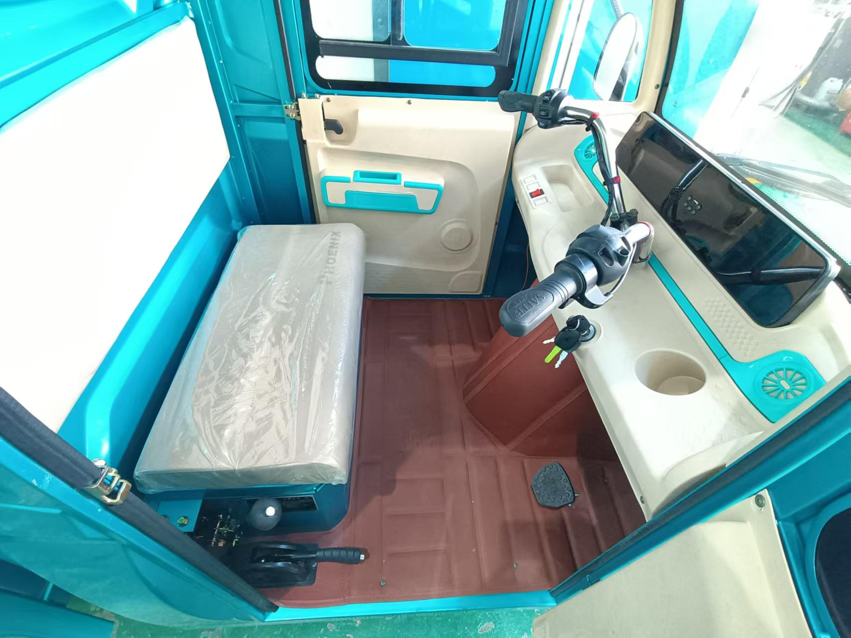 FH1500DZH-2F 凤凰牌纯电动前鼓式后鼓式电动正三轮摩托车图片