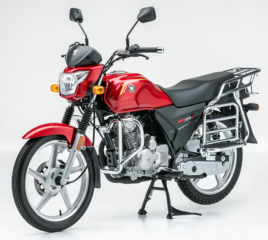 HJ150-25E 豪爵牌149CC汽油前盘式/鼓式后鼓式两轮摩托车图片