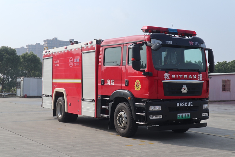 太原重工牌TZH5190GXFSG80/G6水罐消防车