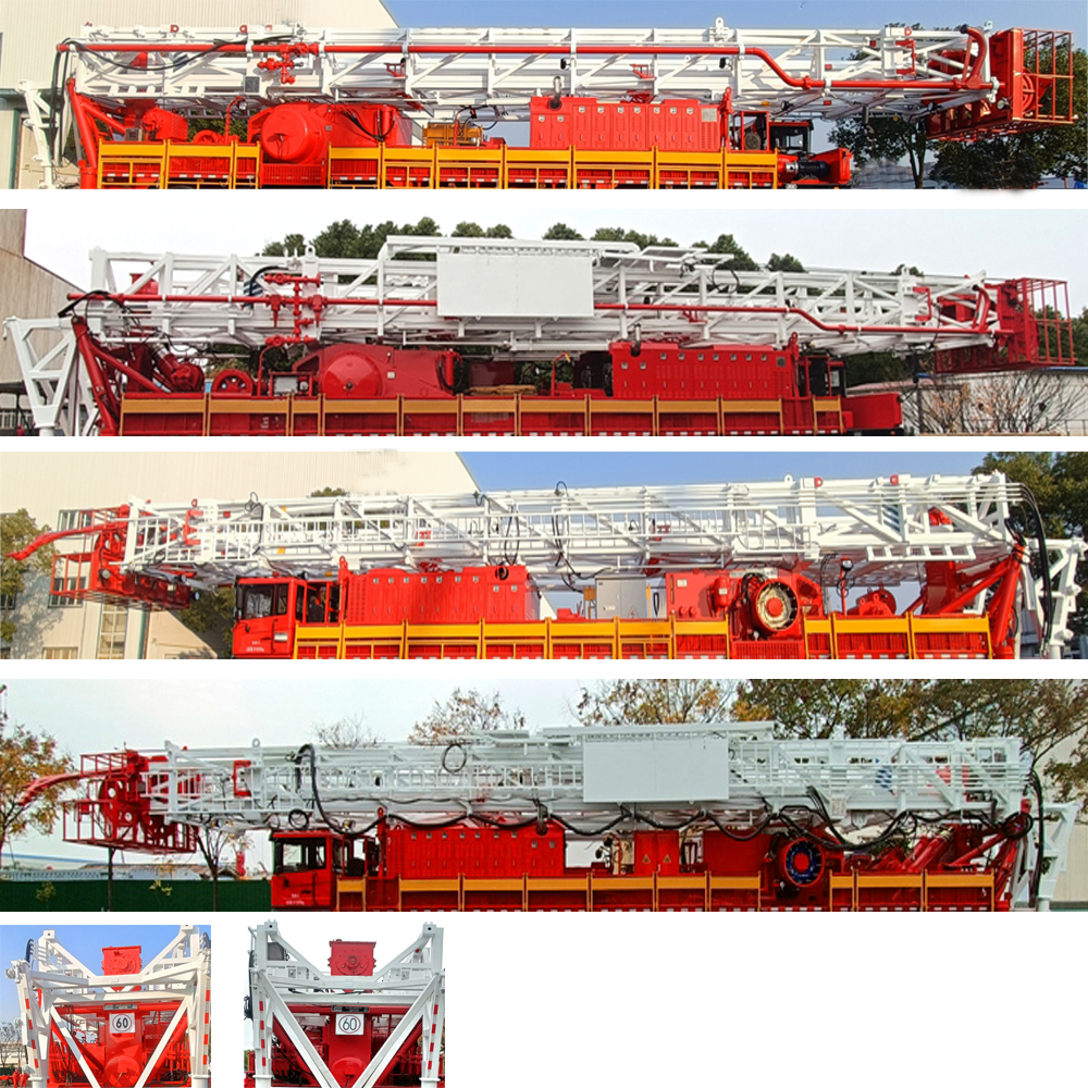 四机牌SJX5811TXJ750修井机公告图片