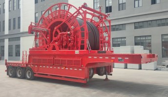 连续油管作业半挂车