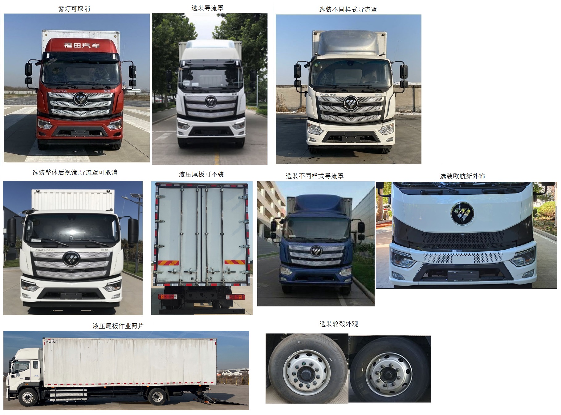 福田牌BJ5186XXYEVB1純電動(dòng)廂式運(yùn)輸車(chē)公告圖片