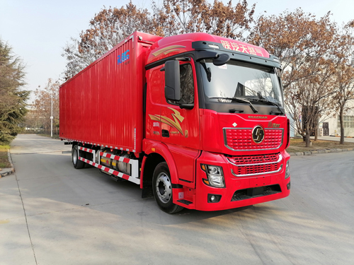 陕汽牌SX5189XYKLB721THQ1-V翼开启厢式车