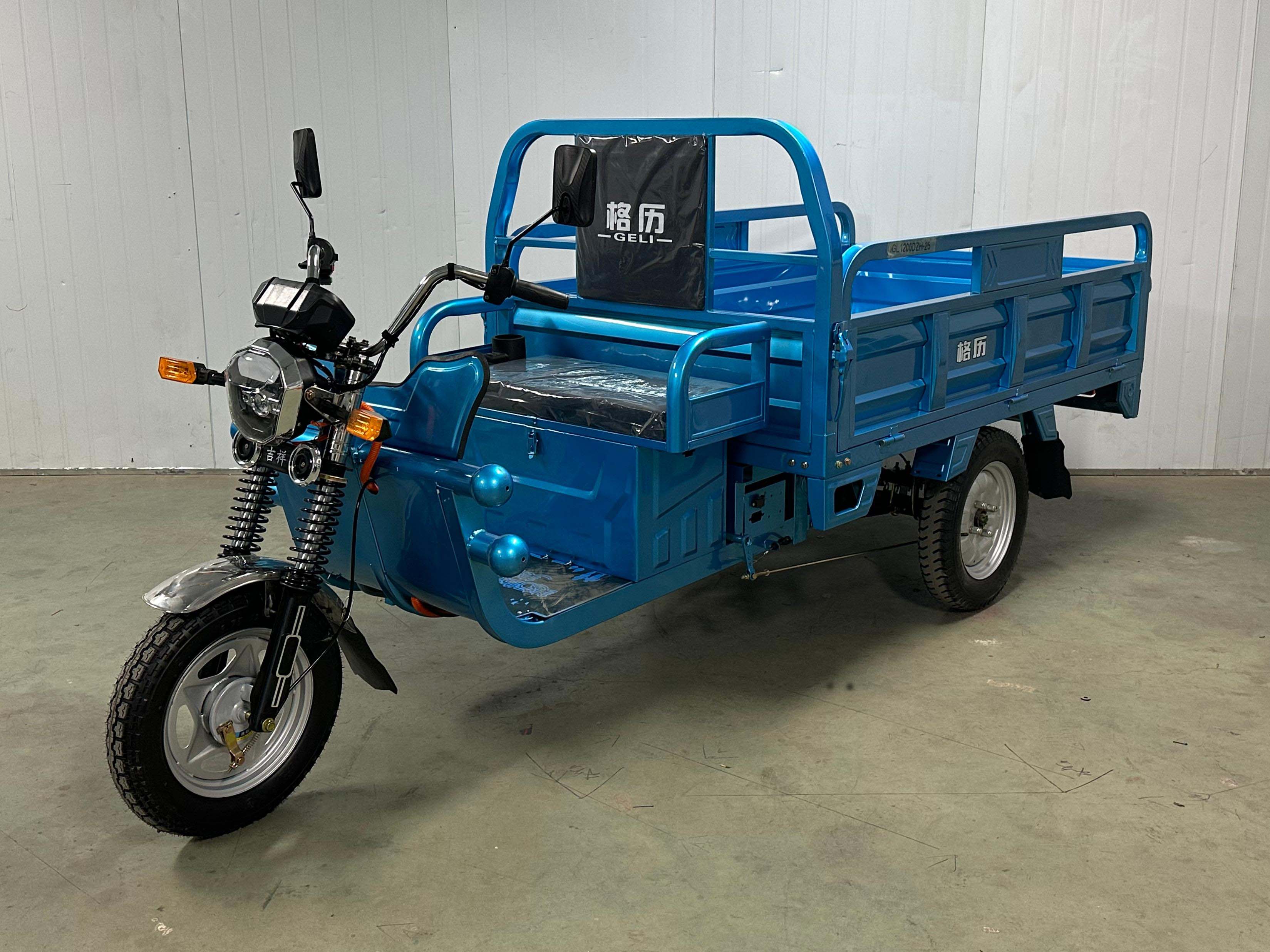GL1200DZH-25 格历牌纯电动前鼓式后鼓式电动正三轮摩托车图片
