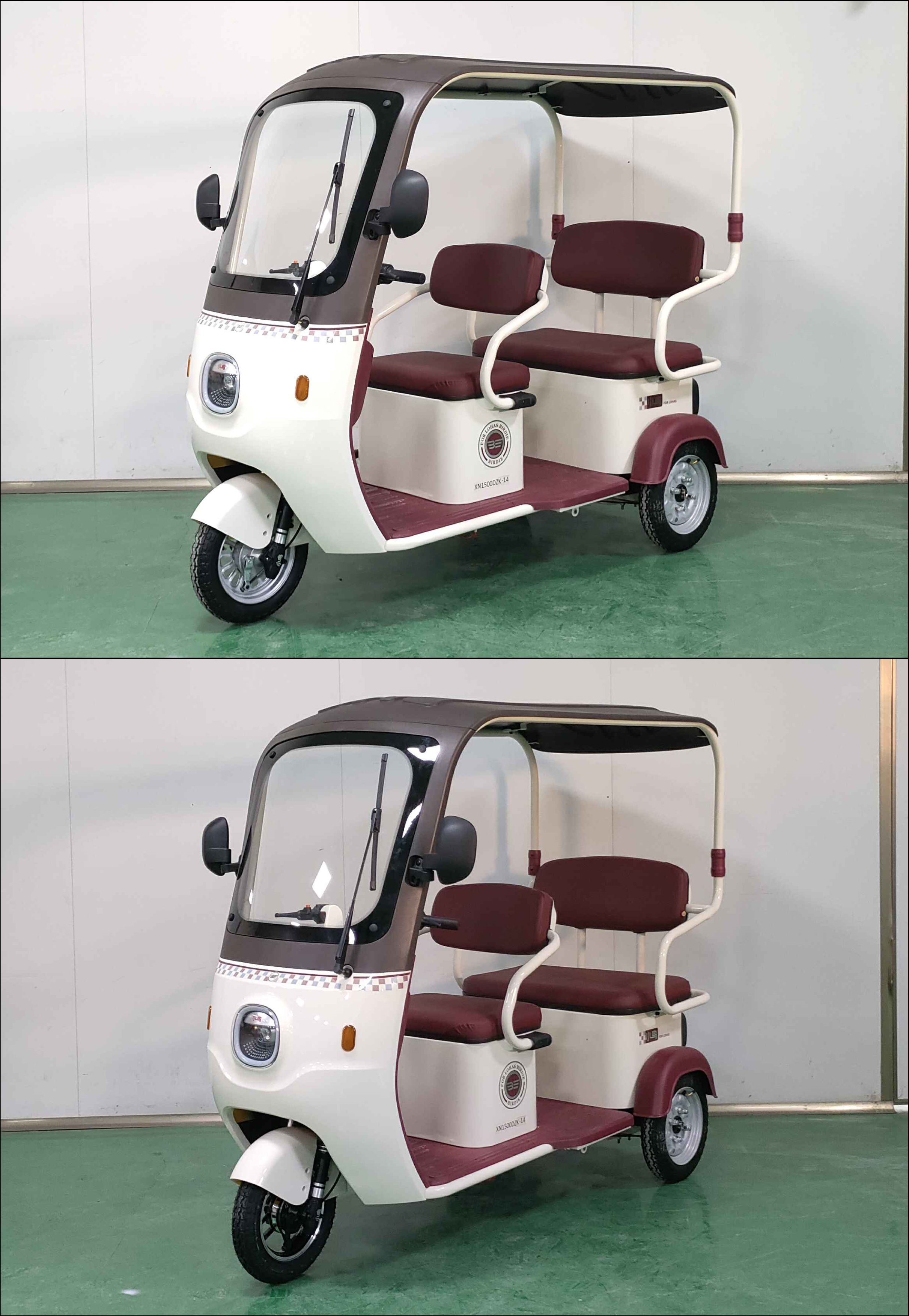 XN1500DZK-14 小鸟牌纯电动前鼓式后鼓式电动正三轮摩托车图片