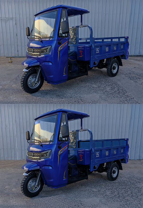 WX150ZH-75E 五星牌150CC汽油前鼓式后鼓式正三轮摩托车图片