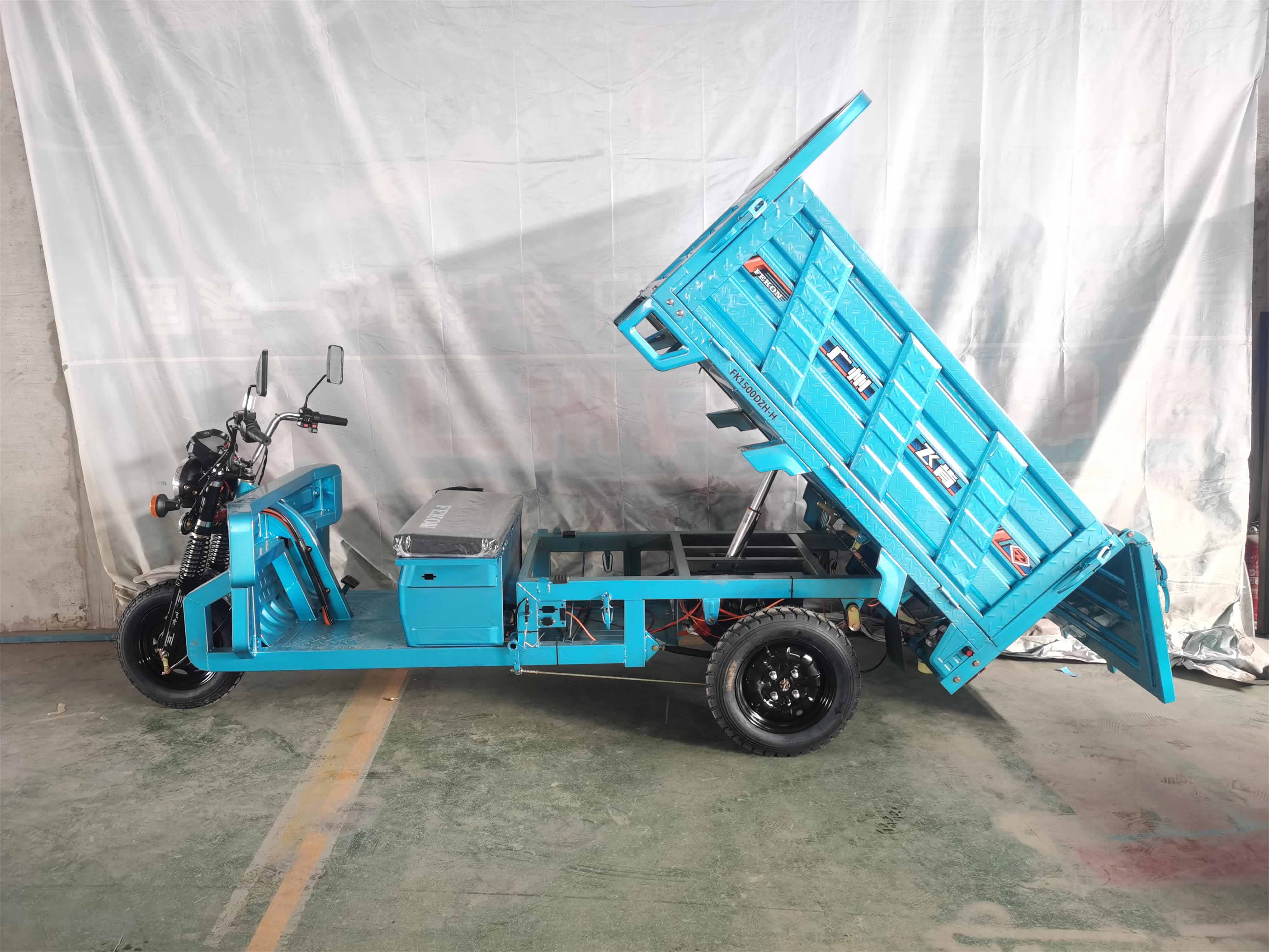 FK1500DZH-H 飞肯牌纯电动前鼓式后鼓式电动正三轮摩托车图片