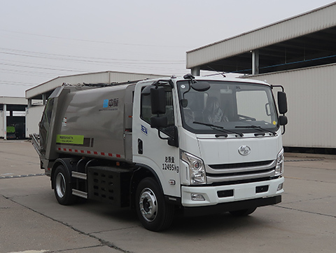 中標(biāo)牌ZBF5121ZYSSHCBEVF純電動壓縮式垃圾車公告圖片