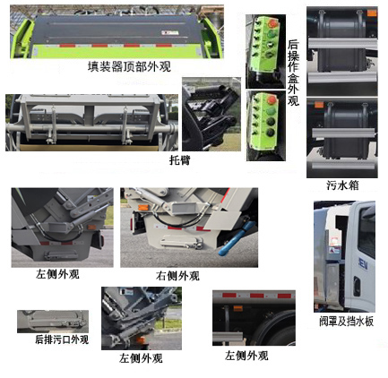 中標(biāo)牌ZBF5121ZYSSHCBEVF純電動壓縮式垃圾車公告圖片