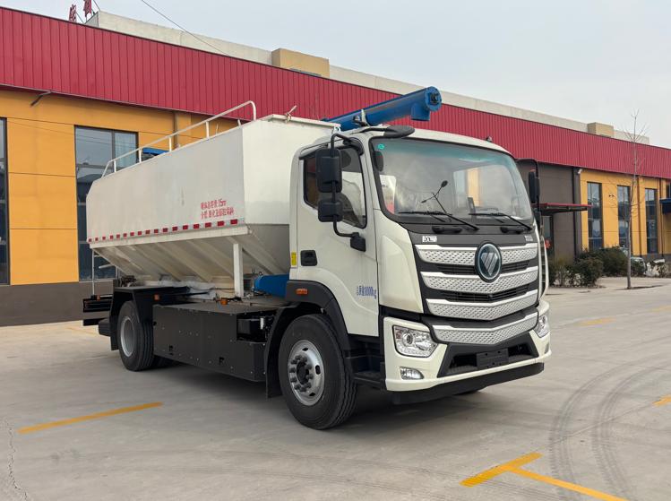 祥农达牌SGW5180ZSLBEVBJ纯电动散装饲料运输车
