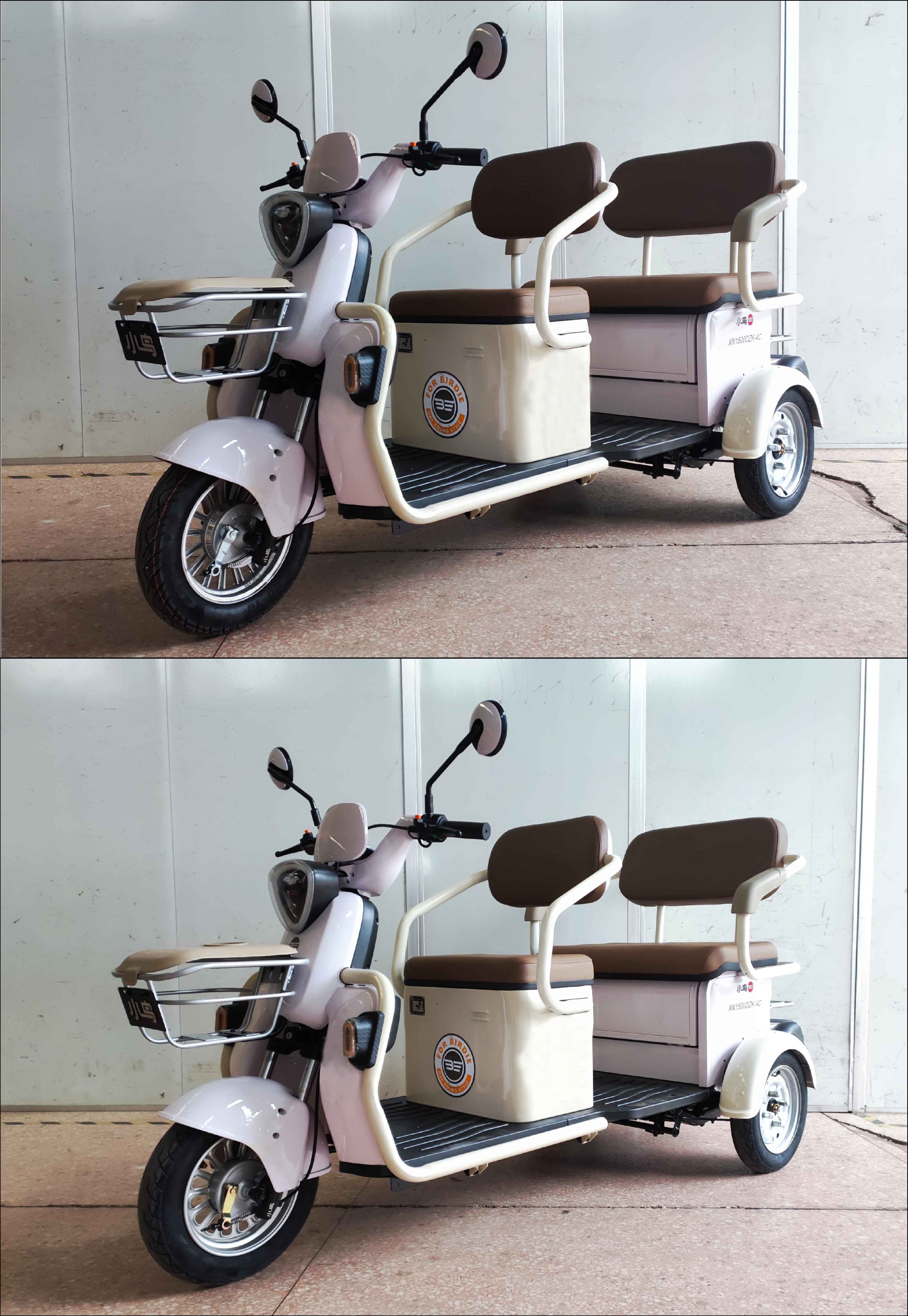 XN1500DZK-4C 小鸟牌纯电动前鼓式后鼓式电动正三轮摩托车图片