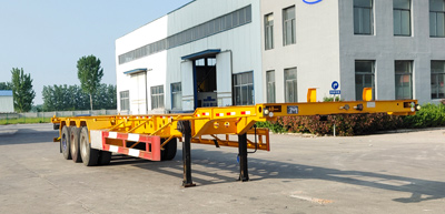宝军牌14米35吨3轴集装箱运输半挂车(WGC9400TJZE)