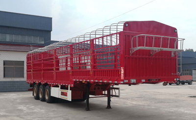 宝军牌13米34吨3轴仓栅式运输半挂车(WGC9400CCYE)