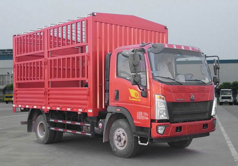 豪沃牌ZZ5117CCYH3815F112仓栅式运输车