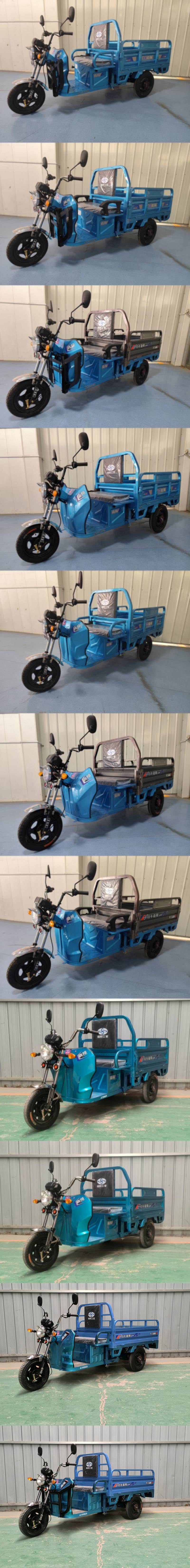 JL1500DZH 嘉陵牌纯电动前鼓式后鼓式电动正三轮摩托车图片