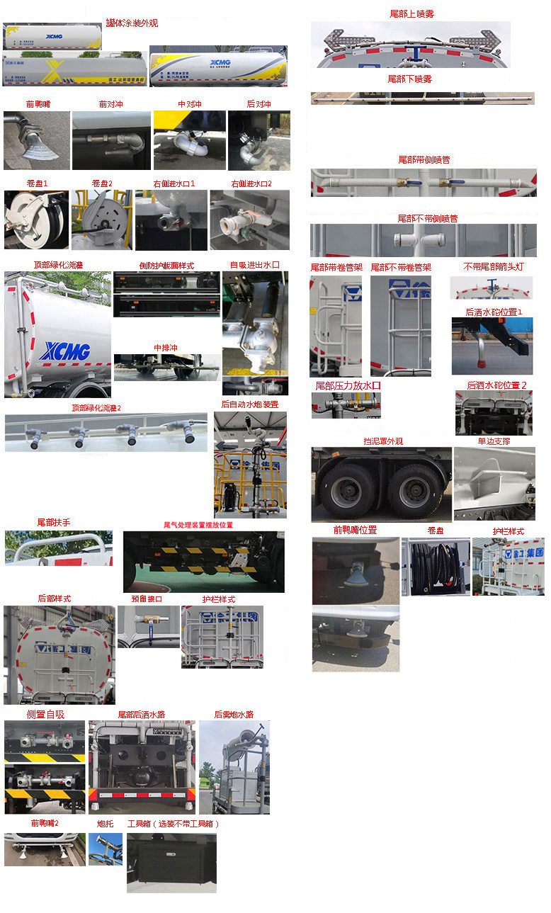 徐工牌DXA5251GPSD6綠化噴灑車公告圖片
