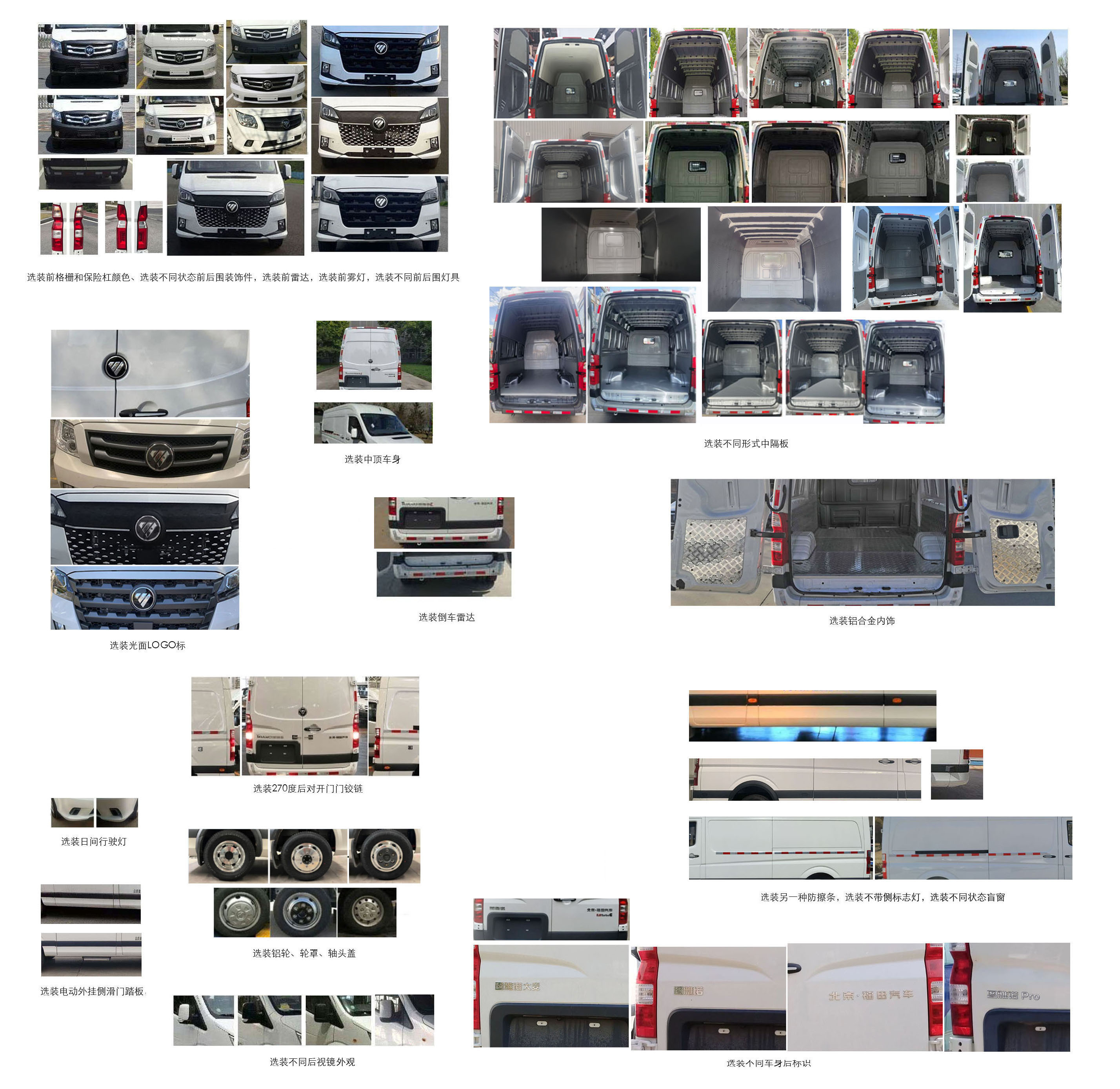 福田牌BJ5048XXY-M5厢式运输车公告图片
