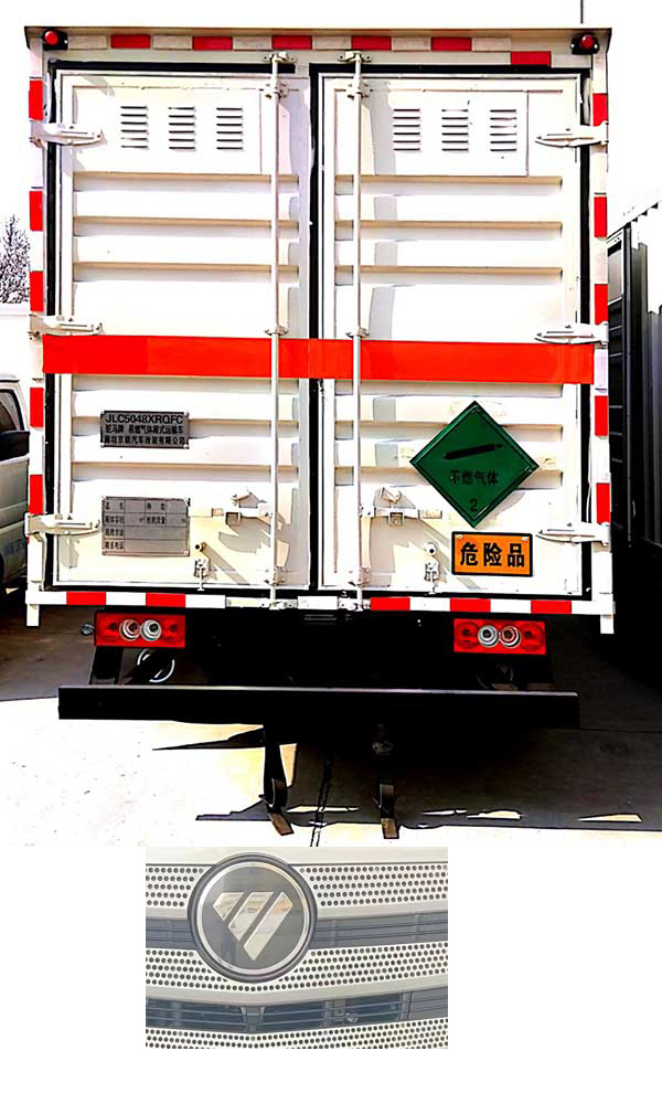 駝馬牌JLC5048XRQFC易燃?xì)怏w廂式運(yùn)輸車公告圖片