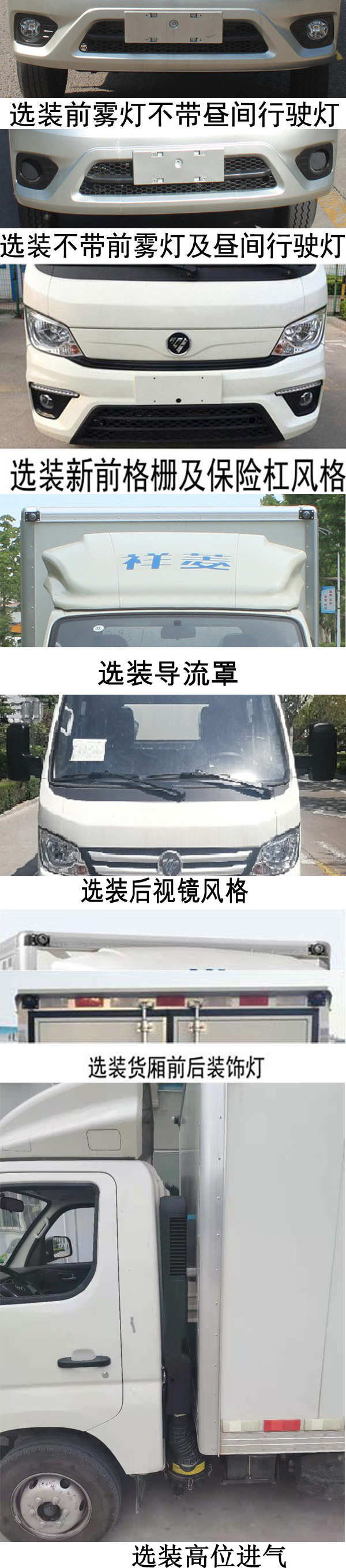 福田牌BJ5032XXY5JC6-07廂式運輸車公告圖片