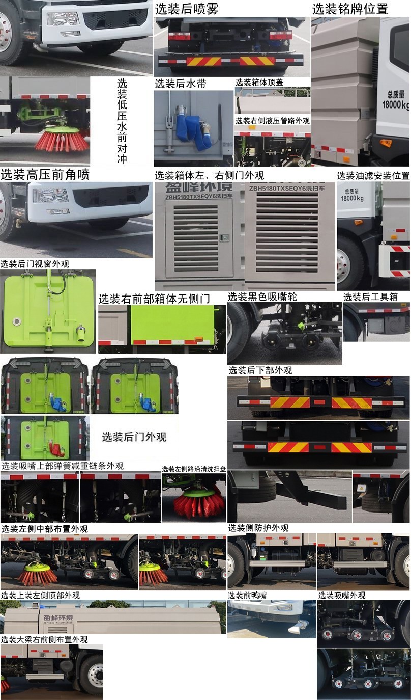 中联牌ZBH5180TXSEQY6洗扫车公告图片