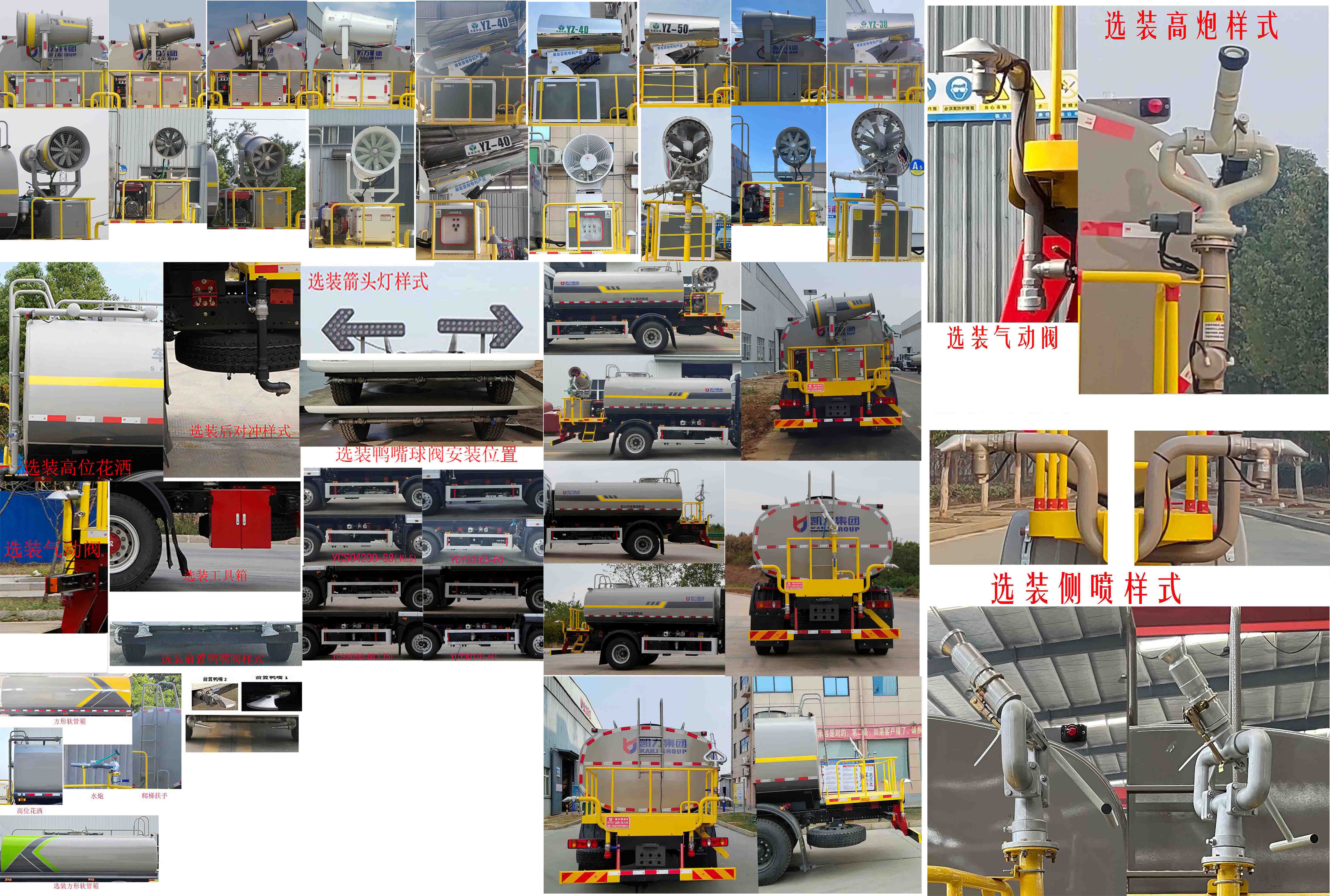 凱力風牌KLF5161GPSE6綠化噴灑車公告圖片