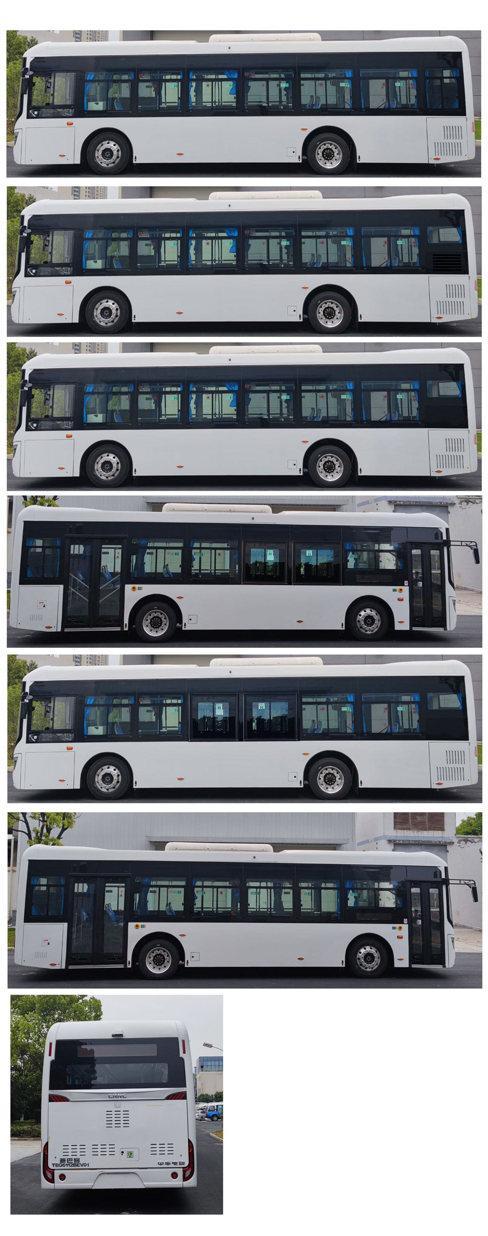 纯电动低地板城市客车图片