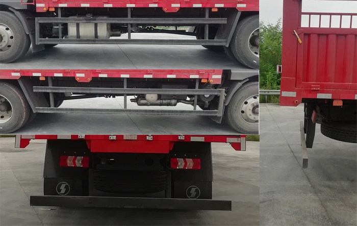陜汽牌SX5181CCYBP6501倉柵式運(yùn)輸車公告圖片