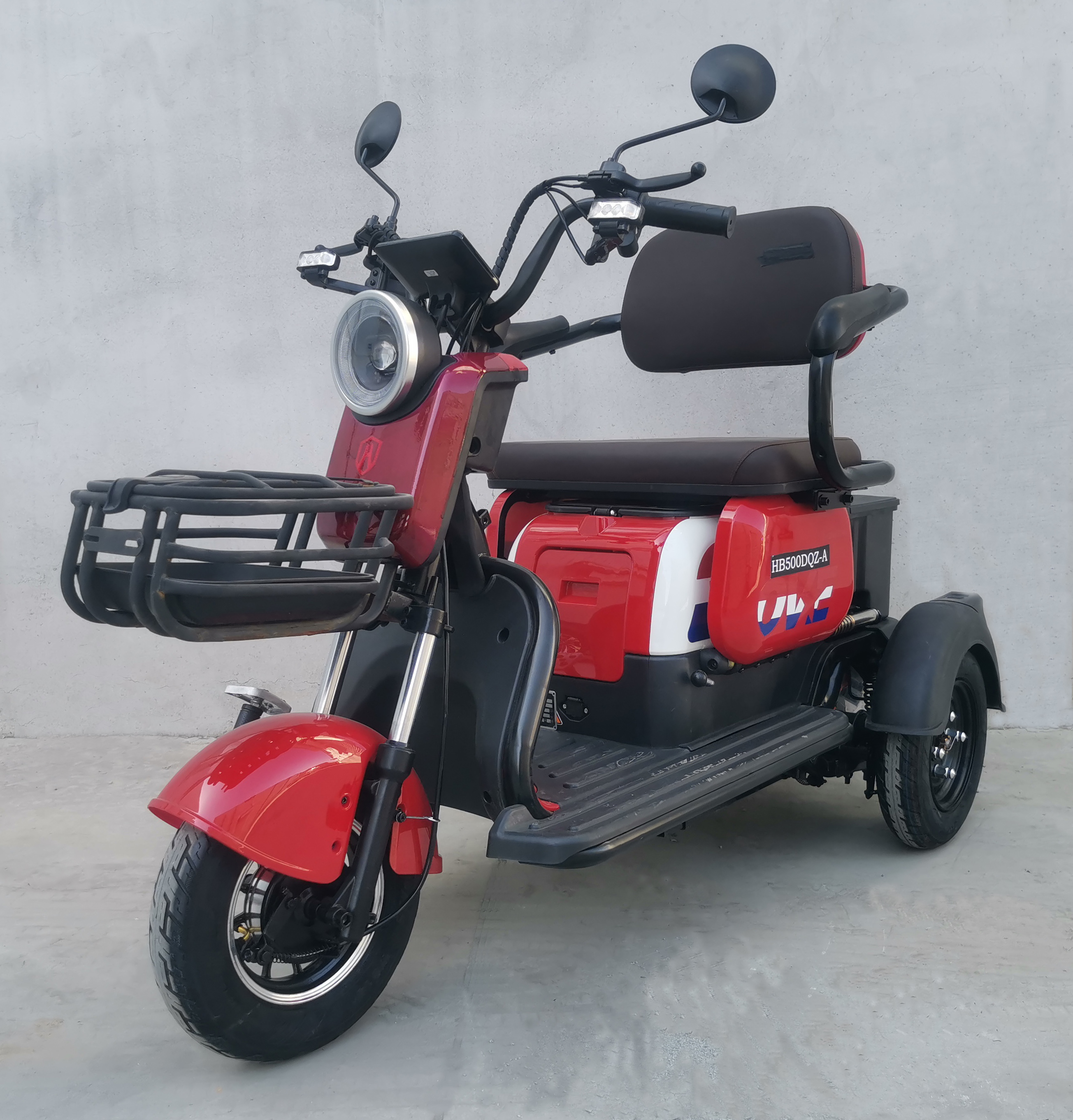 海宝牌HB500DQZ-A电动正三轮轻便摩托车公告图片
