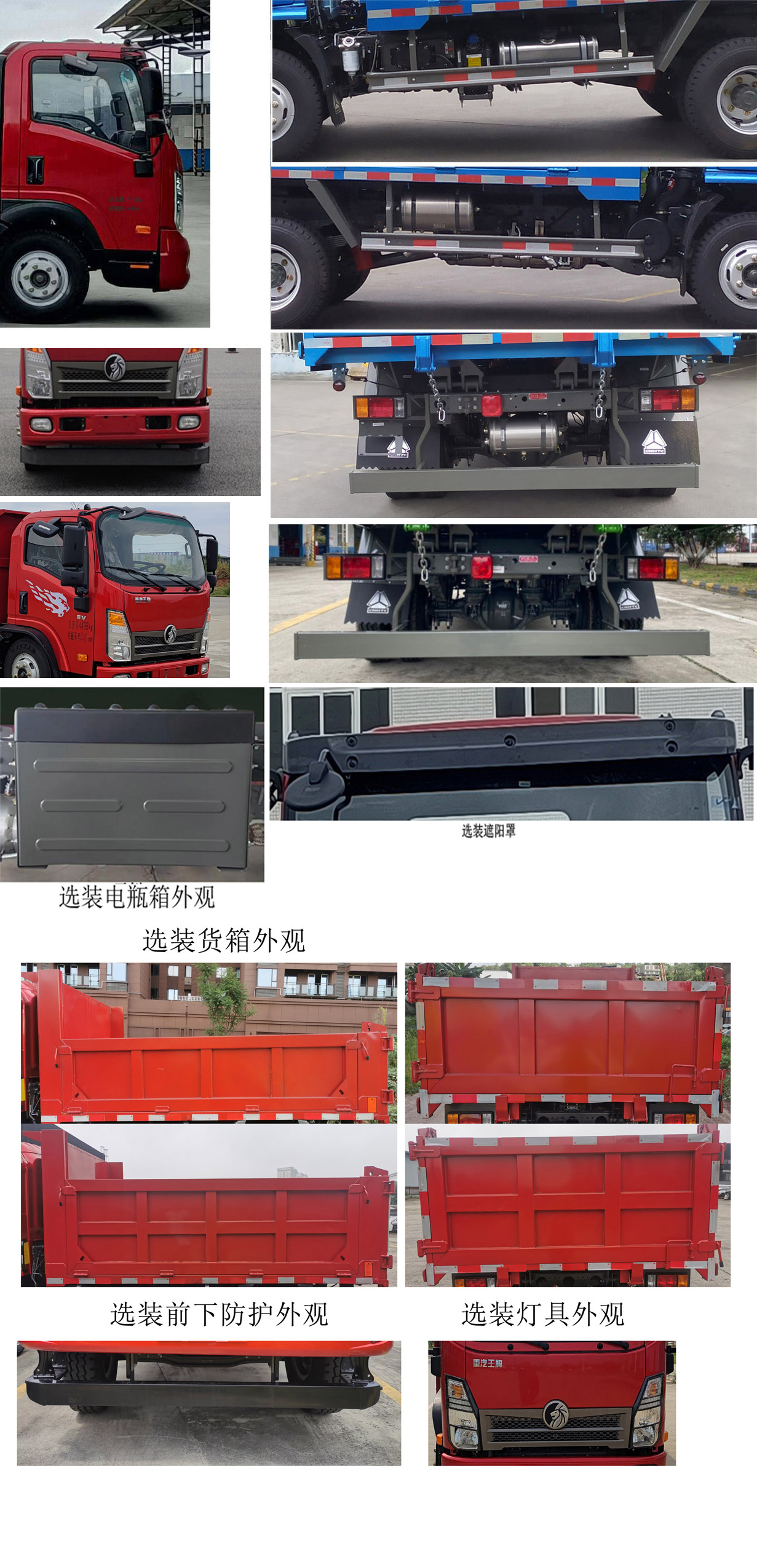 CDW3094G321CFHA 王牌牌131马力单桥柴油3.8米国六自卸汽车图片