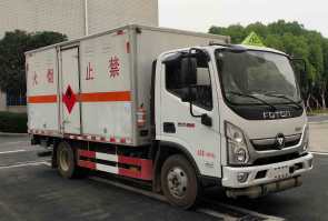 易燃气体厢式运输车