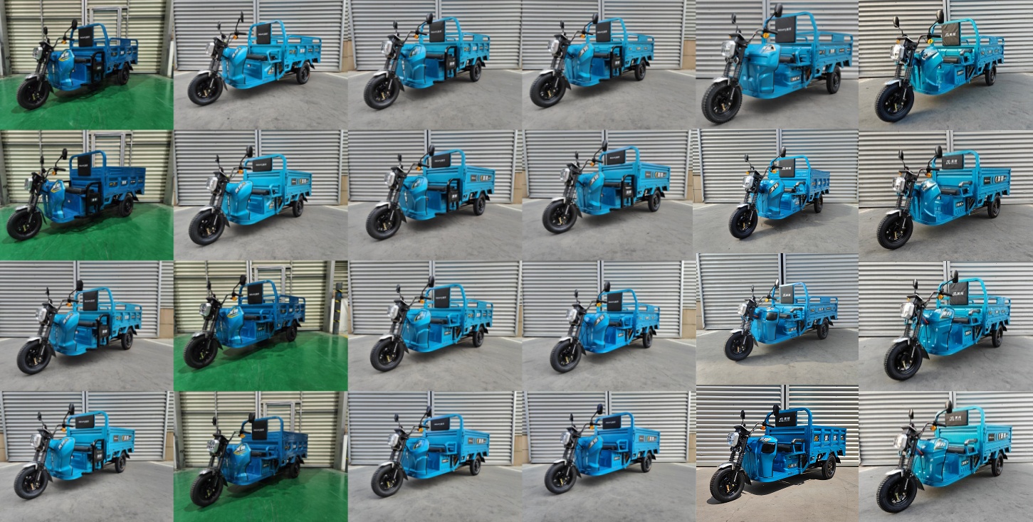 美邦牌MB1200DZH-6电动正三轮摩托车公告图片