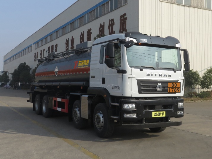 特运牌DTA5320GFWZ6腐蚀性物品罐式运输车