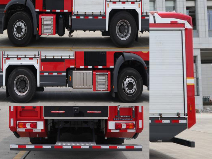 上格牌SGX5181GXFAP45壓縮空氣泡沫消防車公告圖片