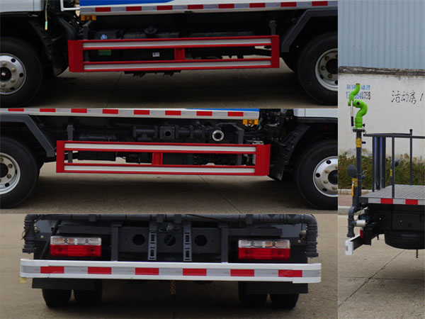 中洁牌XZL5072TSD6防役消毒洒水车公告图片