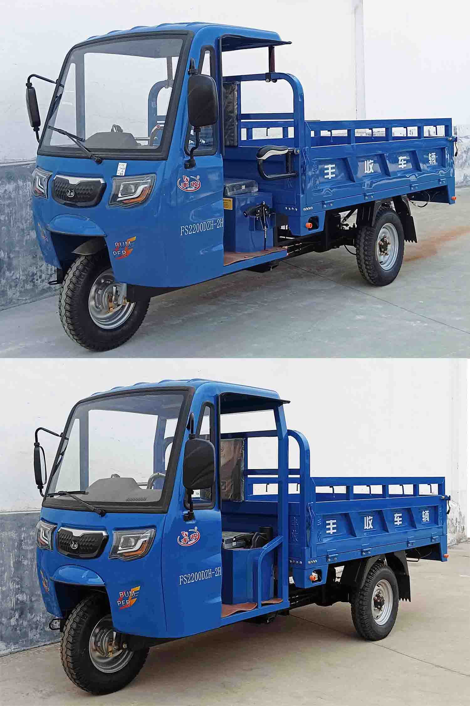 FS2200DZH-2H 丰收牌纯电动前鼓式后鼓式电动正三轮摩托车图片